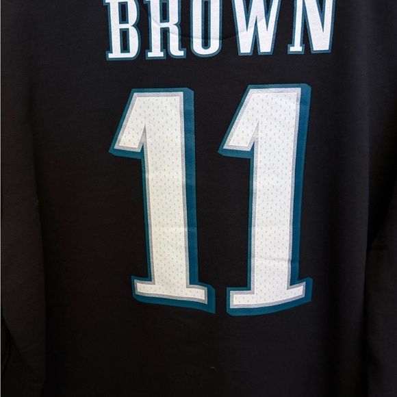 NWOT Philadelphia Eagles AJ Brown Icon Player Hoodie, XL - Picture 3 of 4
